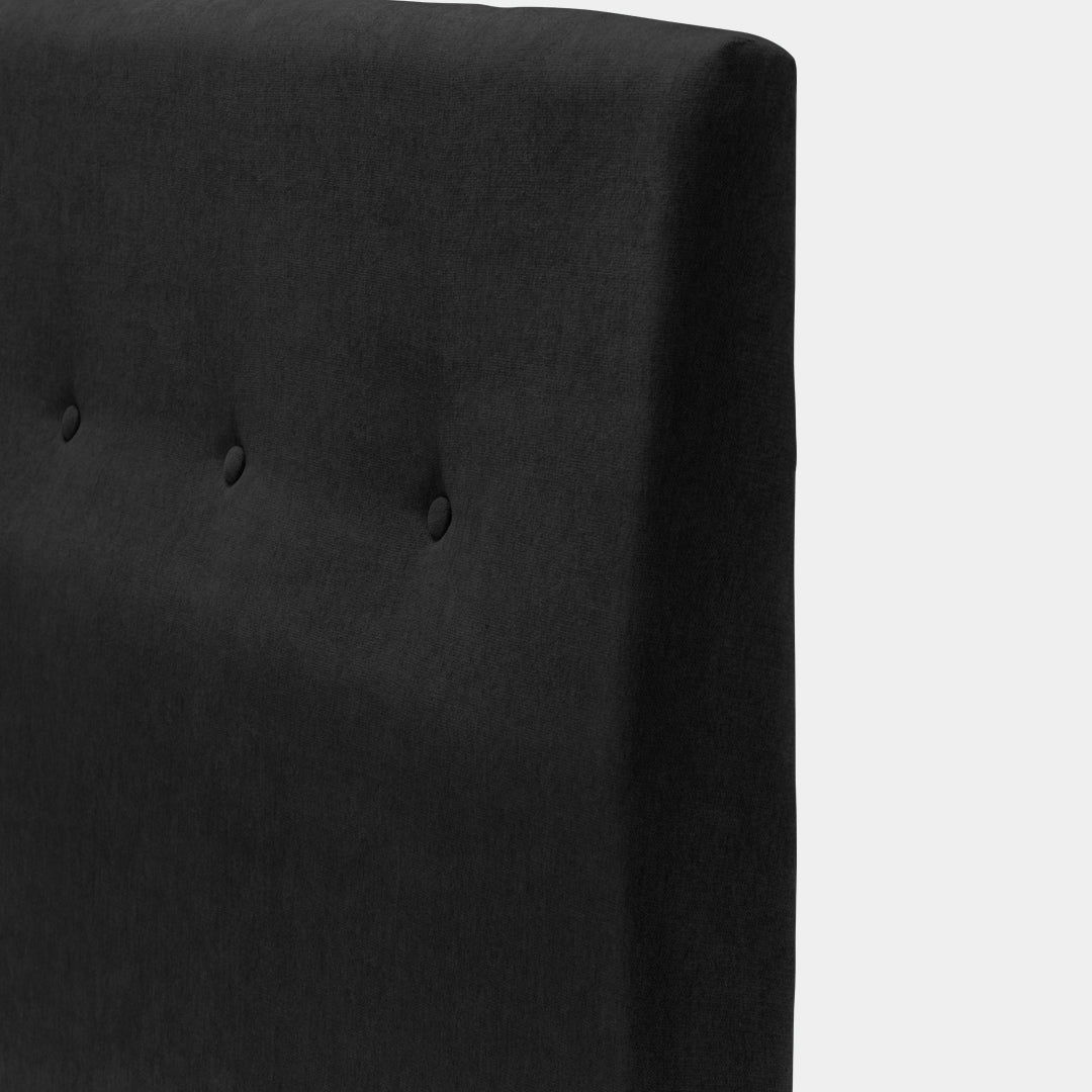 Cabecero Boston 100 cm bolena negro / Muebles y Accesorios