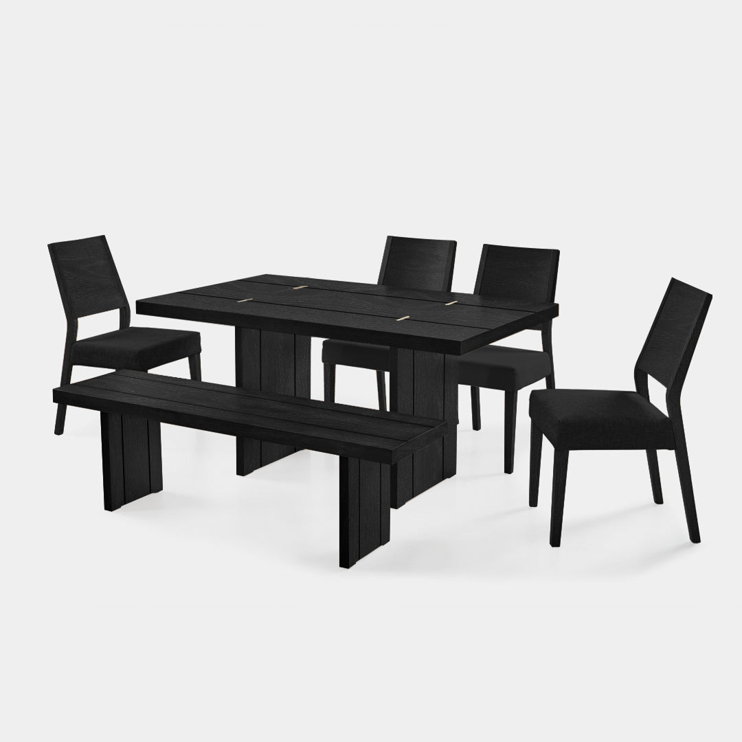 Comedor Bento 6 Puestos negra bolena negro / Muebles y Accesorios