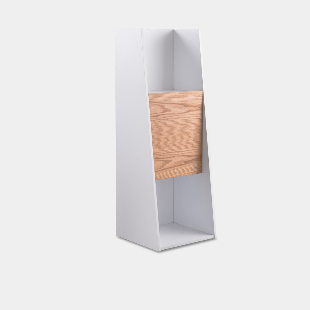 modulo vertical izquierdo Multifuncional Vinci natural con blanco / Muebles y Accesorios