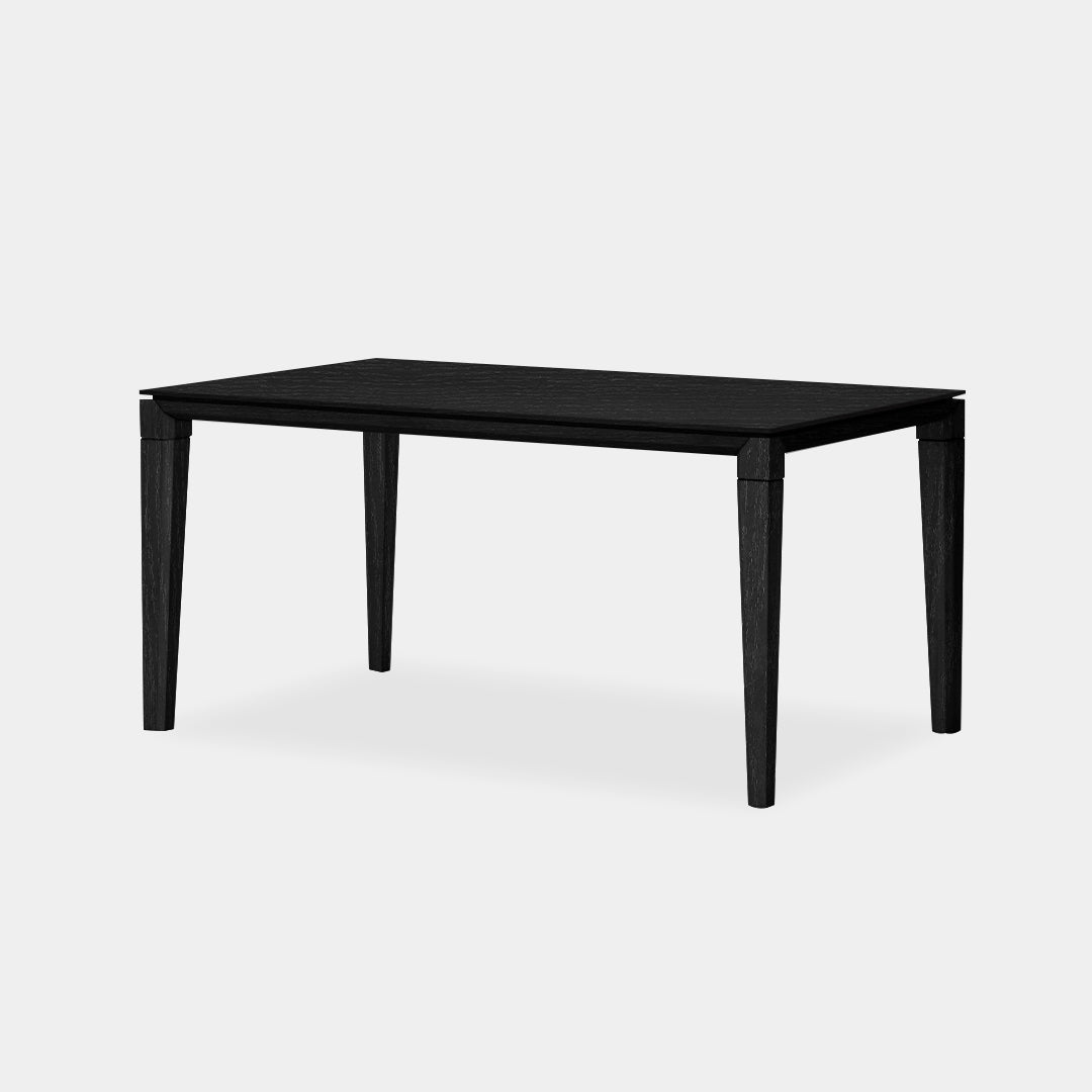 Mesa de Comedor Teka 150 cm negra / Muebles y Accesorios