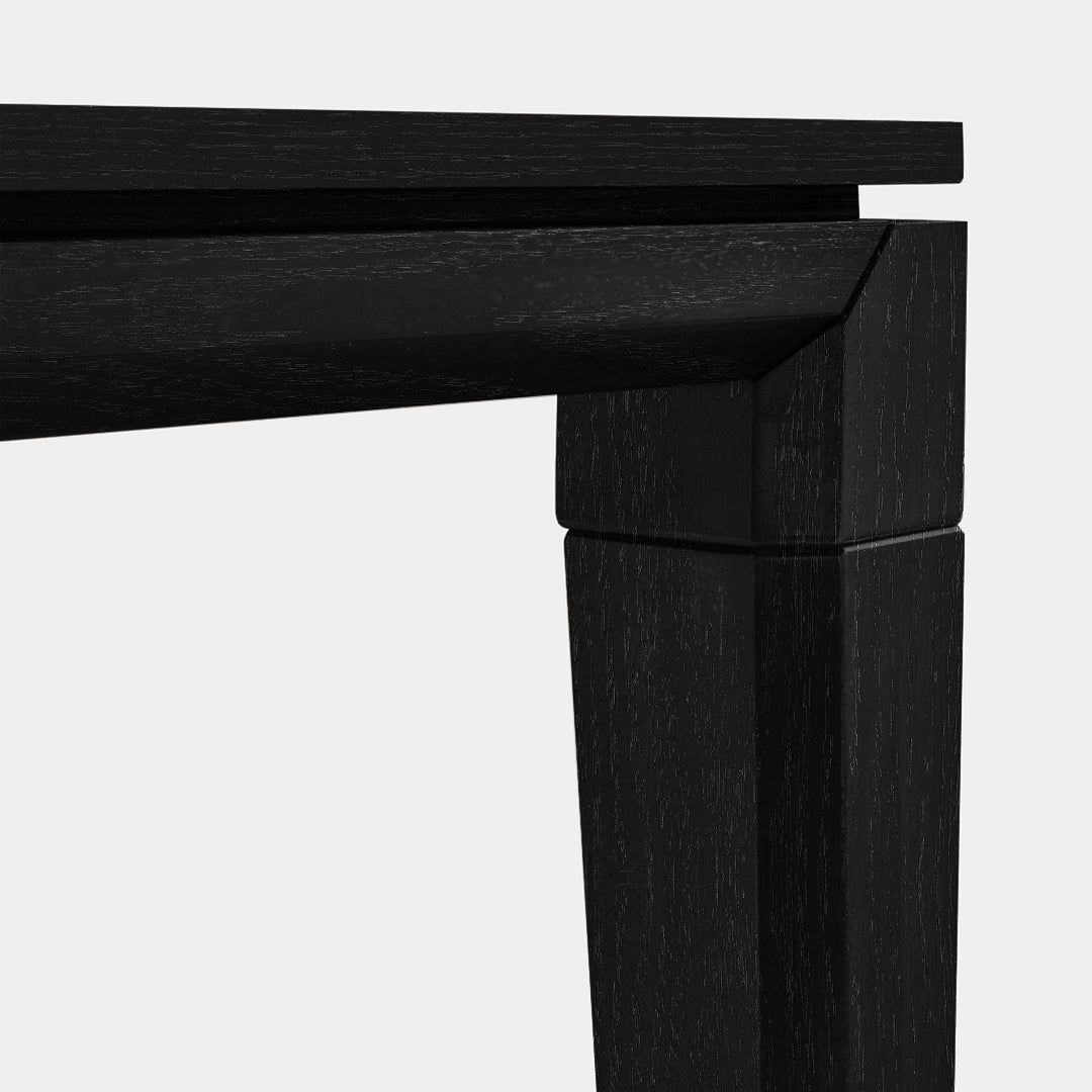 Mesa de Comedor Teka 180 cm negra / Muebles y Accesorios