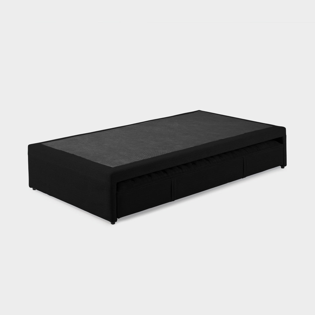 Cama Nido Resortada 100 cm bolena negro / Muebles y Accesorios