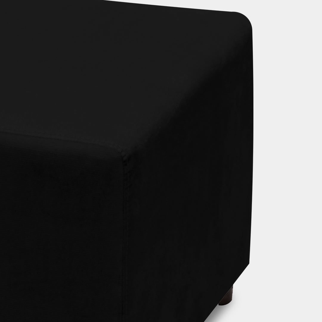 Módulo Puff Firenze 70x70 bolena negro / Muebles y Accesorios
