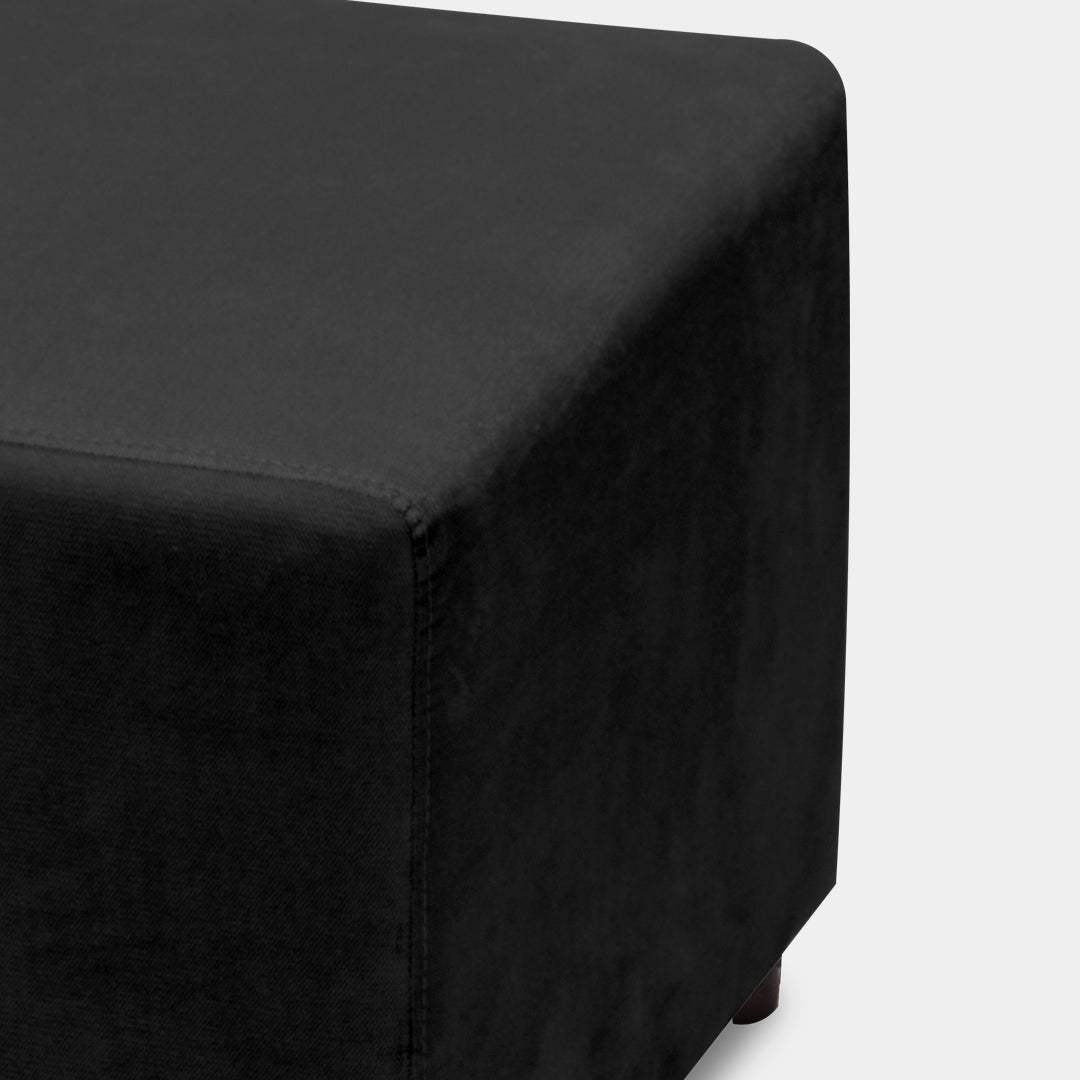 Módulo Puff Firenze 70x70 cosmic negro / Muebles y Accesorios