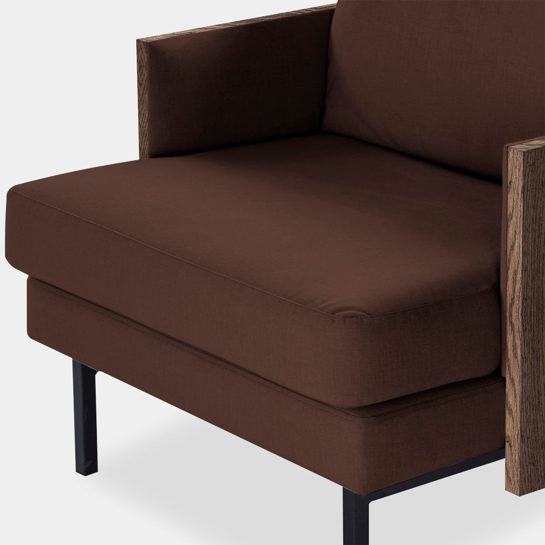 poltrona blech madera olmo cosmic chocolate / Muebles y Accesorios