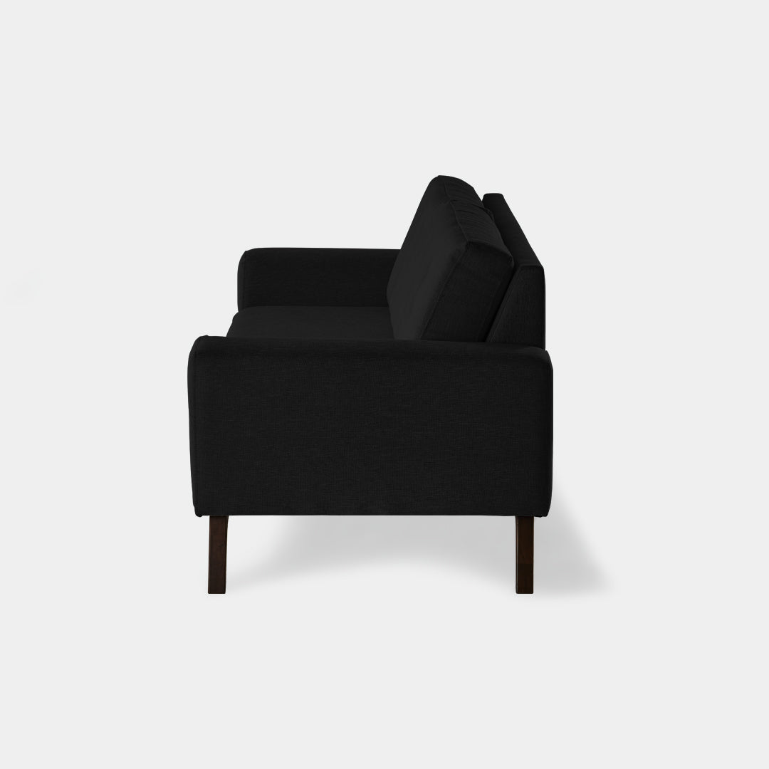 Sofá Kroll 3 Puestos bolena negro / Muebles y Accesorios