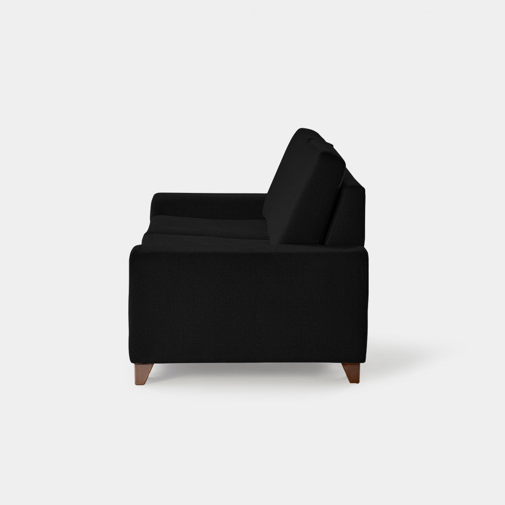Sofá Torino 3 Puestos bolena negro / Muebles y Accesorios