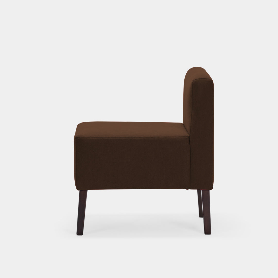 Butaco Brooklyn Chair 0.40 x 0.40 bolena chocolate / Muebles y Accesorios