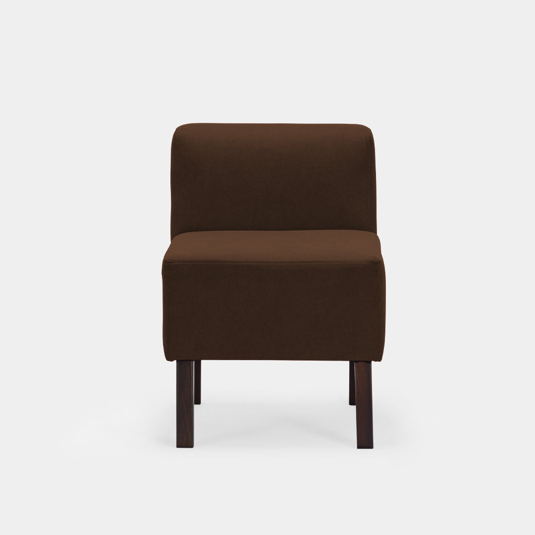 Butaco Brooklyn Chair 0.50 m x 0.50 m bolena chocolate / Muebles y Accesorios