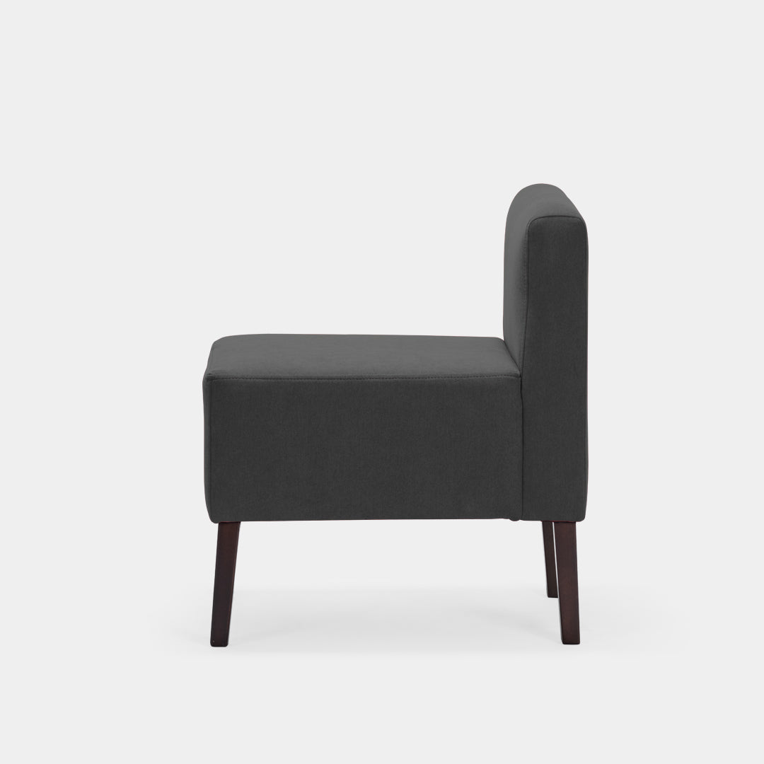 Butaco Brooklyn Chair 0.50 m x 0.50 m bolena gris / Muebles y Accesorios