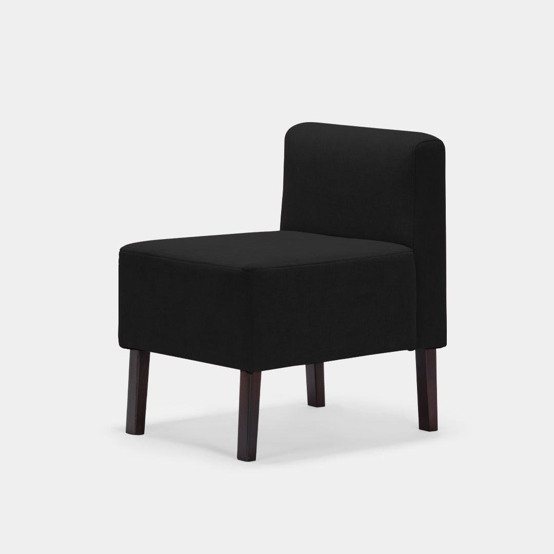 Butaco Brooklyn Chair 0.50 m x 0.50 m bolena negro / Muebles y Accesorios