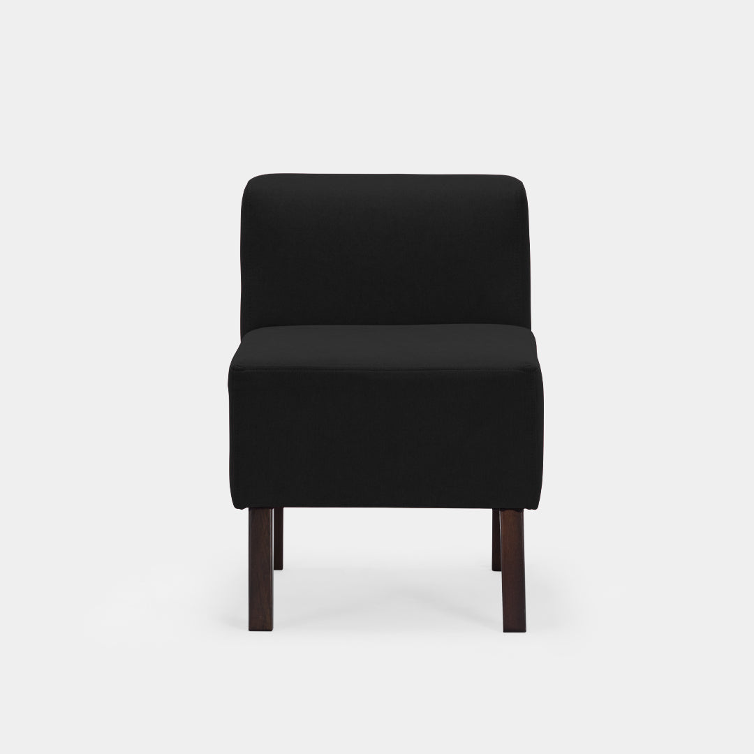 Butaco Brooklyn Chair 0.50 m x 0.50 m bolena negro / Muebles y Accesorios