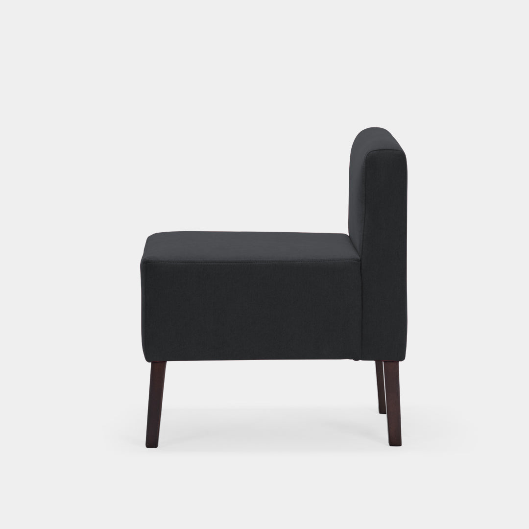 Butaco Brooklyn Chair 0.50 m x 0.50 m bolena plomo / Muebles y Accesorios
