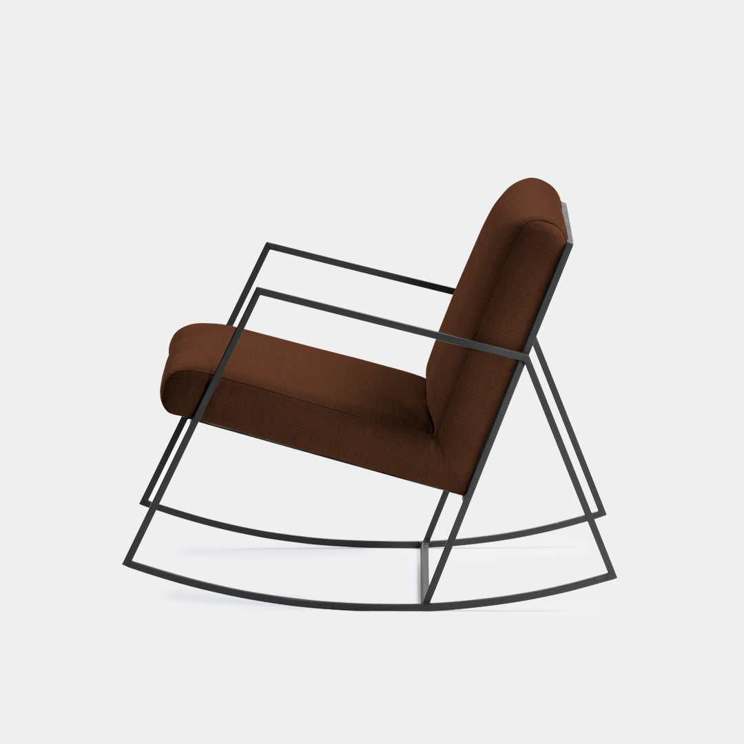 silla mecedora blech metalica bolena chocolate / Muebles y Accesorios