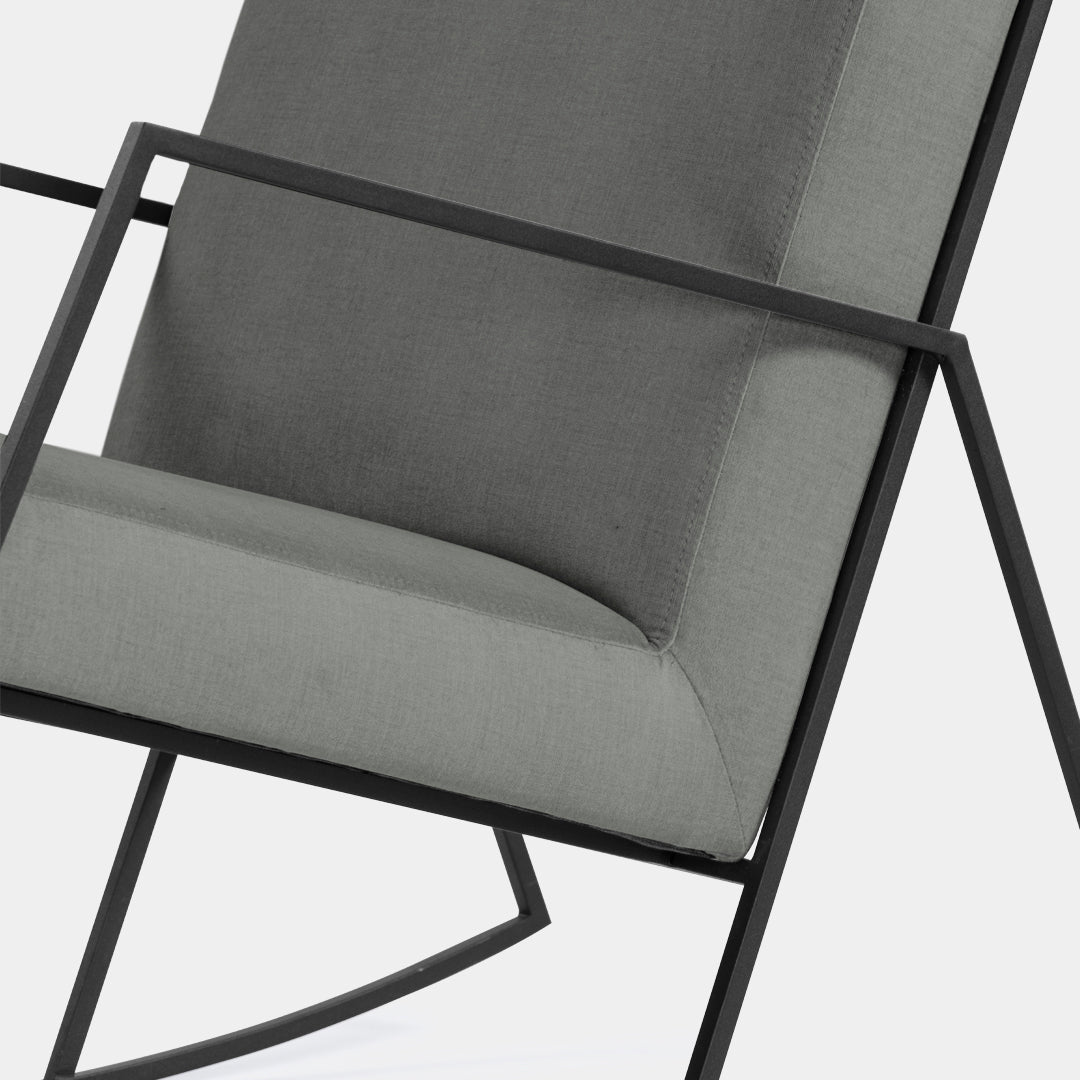 silla mecedora blech metalica cosmic gris claro / Muebles y Accesorios