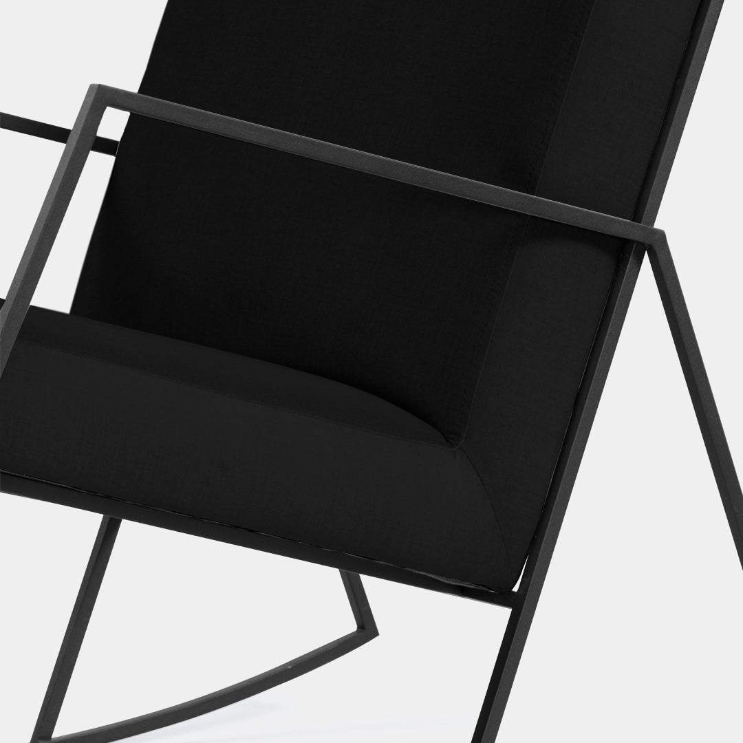 silla mecedora blech metalica cosmic negro / Muebles y Accesorios