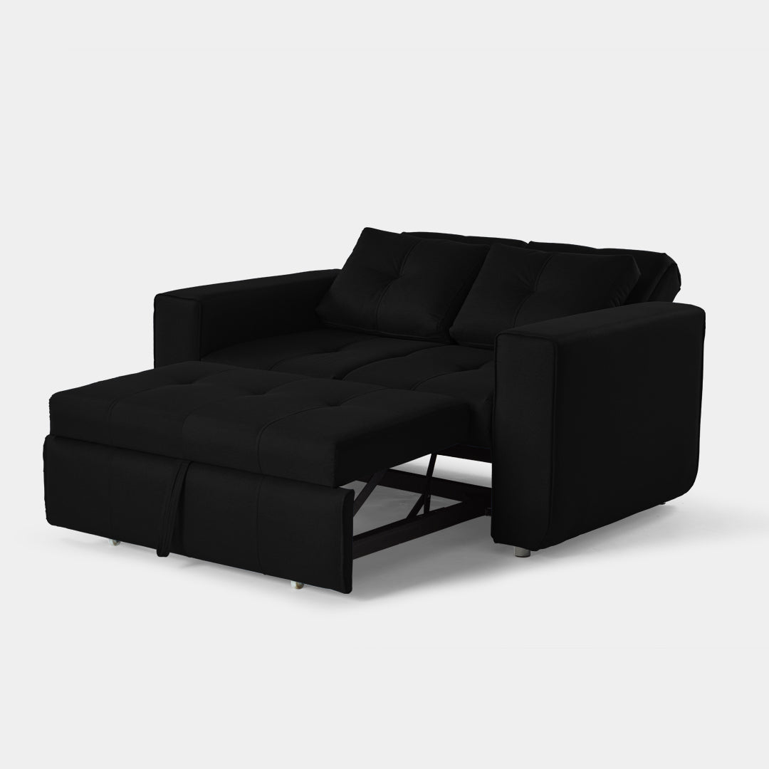 Sofá cama Boston 1.10 cm bolena negro / Muebles y Accesorios